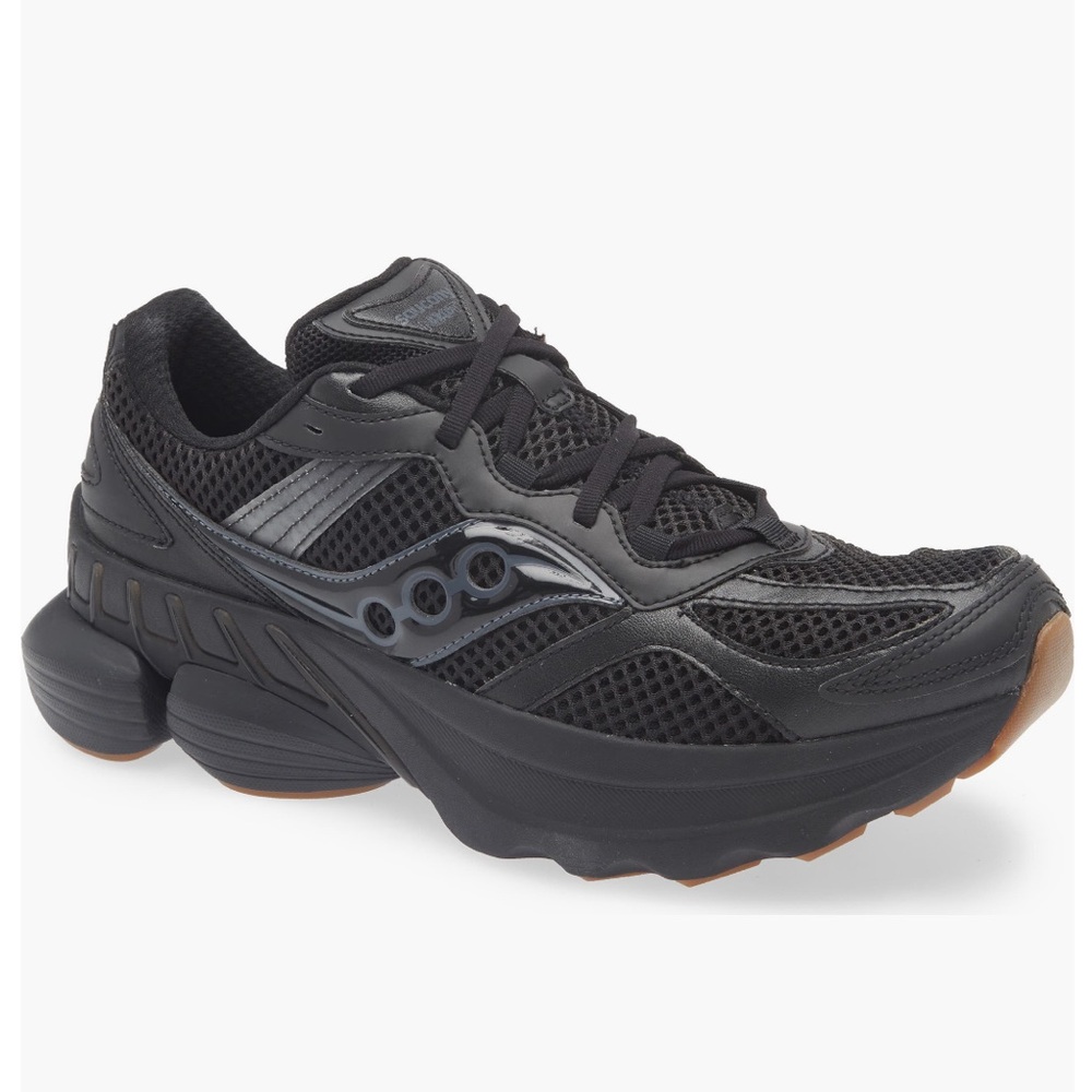 NEW Saucony GRID NXT Black Athletic Running Sneakers Shoes